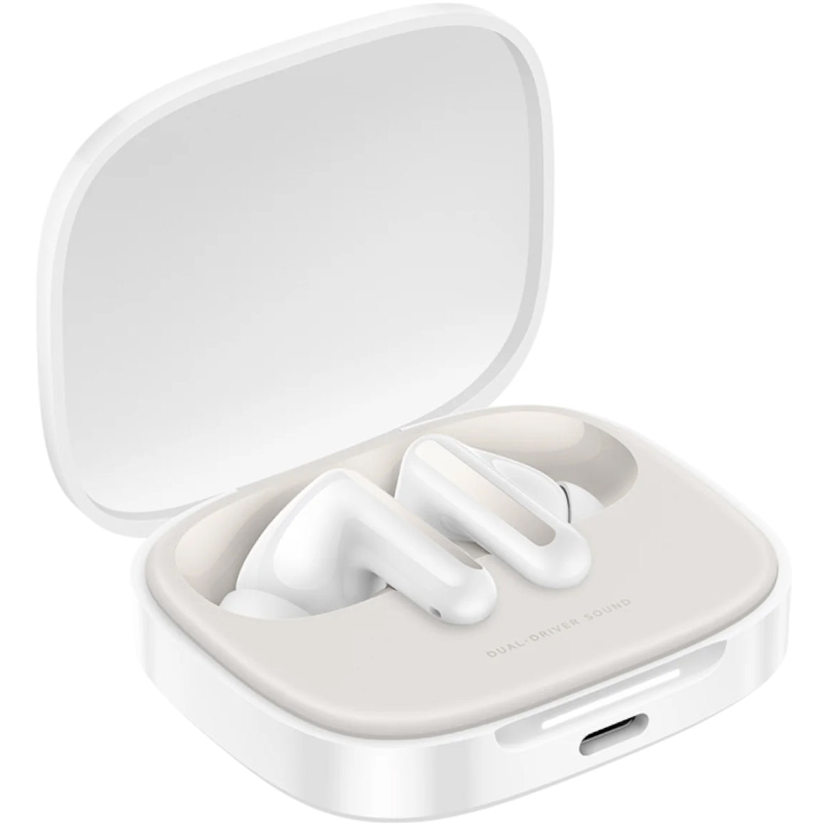 Handsfree Bluetooth Xiaomi Redmi Buds 6, TWS, ANC, Alb BHR9250GL