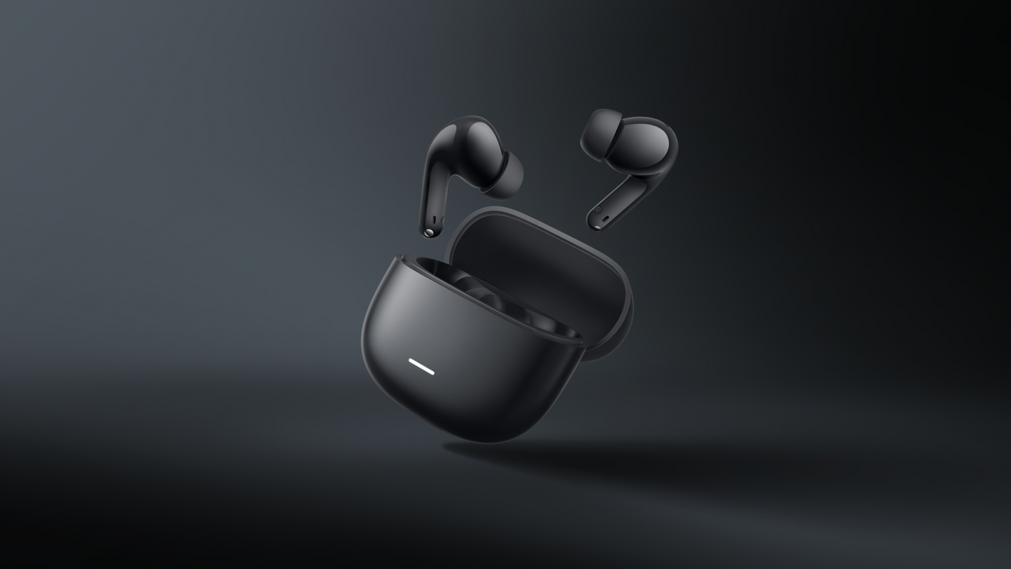 Handsfree Bluetooth Xiaomi Redmi Buds 8 Lite, TWS, ANC, Negru BHR08OMGL