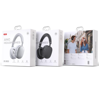 Handsfree Bluetooth XO Design BE55, A2DP, ANC, Argintiu