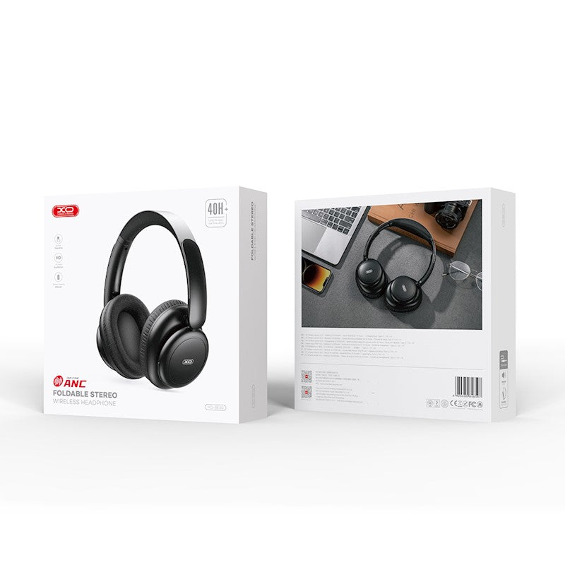 Handsfree Bluetooth XO Design BE40, A2DP, ANC, Negru