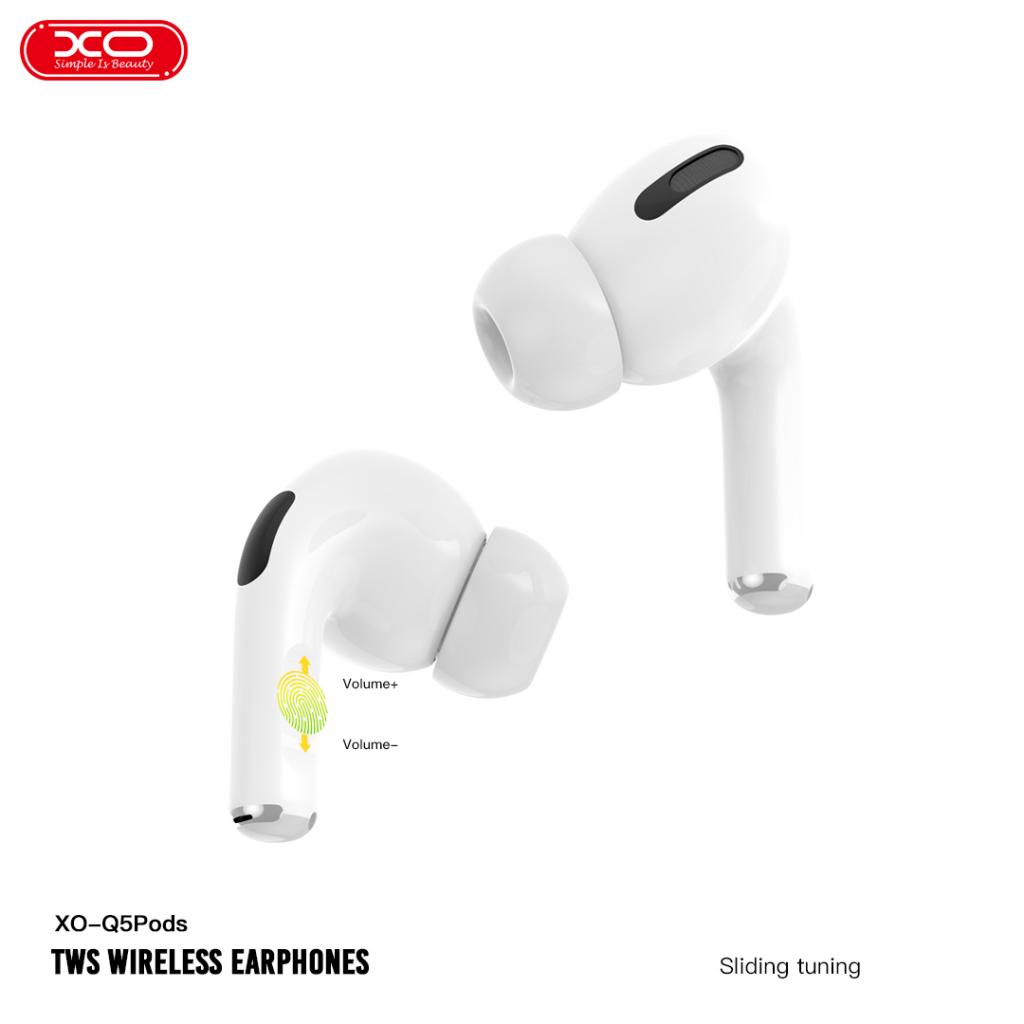 Handsfree Bluetooth XO Design Q5 Pods, TWS, Alb