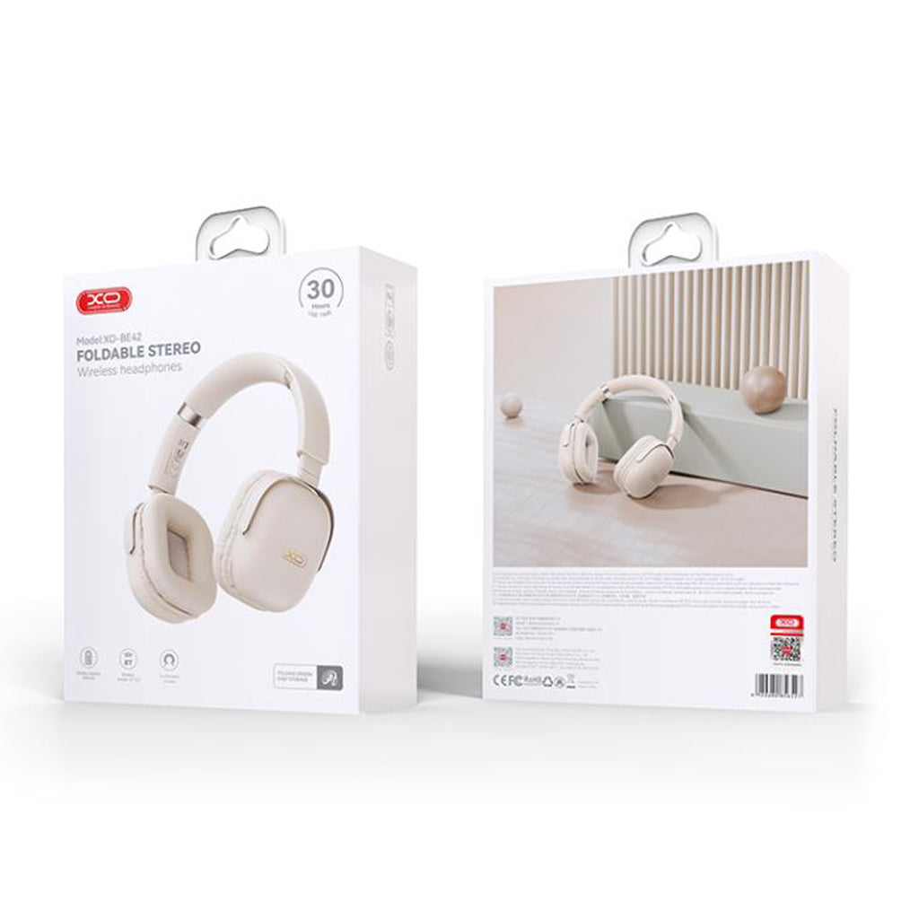 Handsfree Bluetooth XO Design BE42, A2DP, Bej