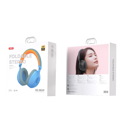 Handsfree Bluetooth XO Design BE49 Qiyue, A2DP, ANC, Albastru