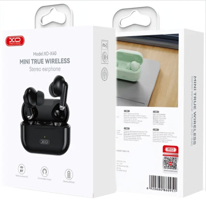 Handsfree Bluetooth XO Design X40, TWS, Negru