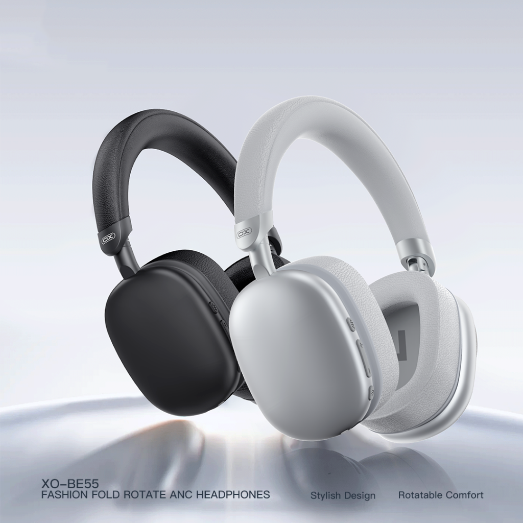 Handsfree Bluetooth XO Design BE55, A2DP, ANC, Argintiu
