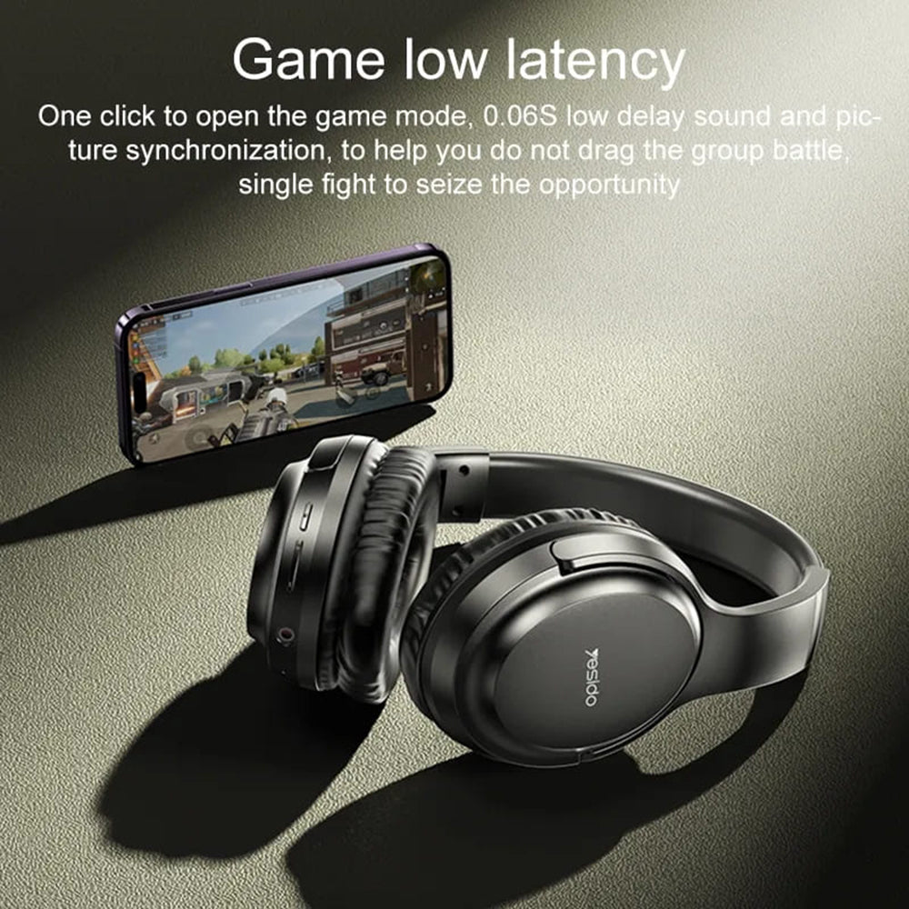 Handsfree Bluetooth Yesido EP04, A2DP, Negru