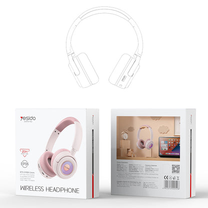 Handsfree Bluetooth Yesido EP06 Kids, A2DP, Negru