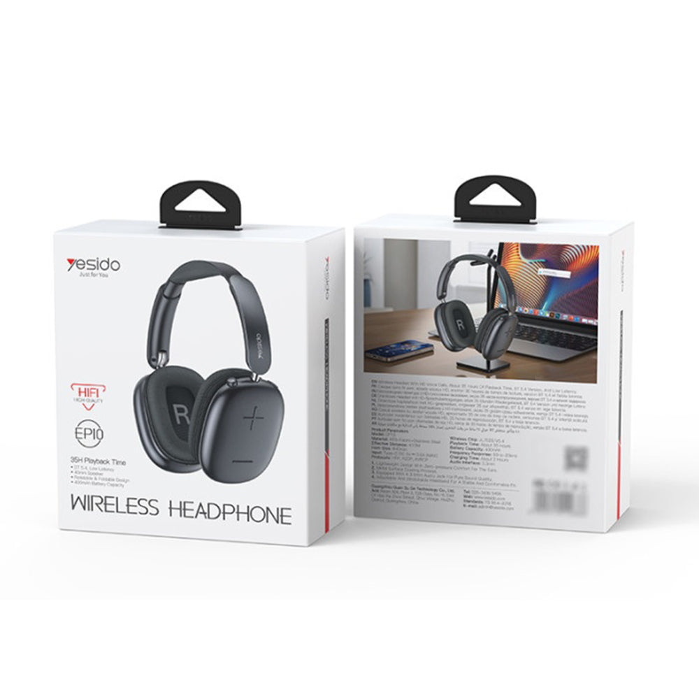 Handsfree Bluetooth Yesido EP10, A2DP, Negru