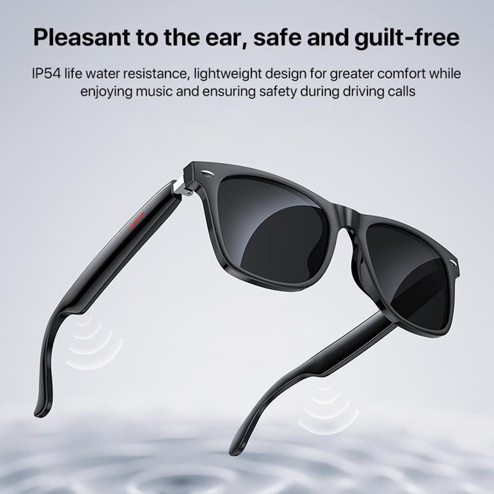 Handsfree Bluetooth Yesido IO35, Tip Ochelari de Soare Unisex, A2DP, Negru