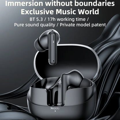Handsfree Bluetooth Yesido TWS26, TWS, Negru