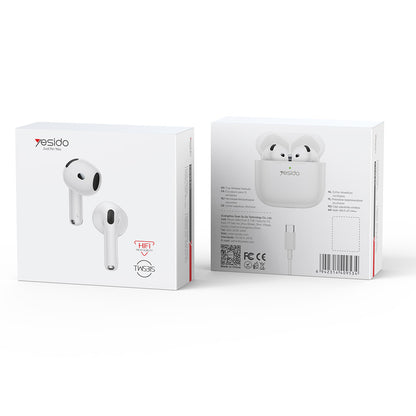 Handsfree Bluetooth Yesido TWS31S, TWS, Alb