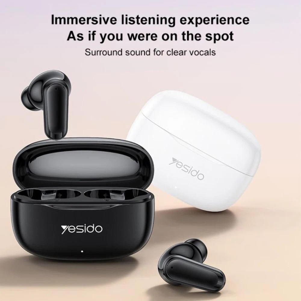 Handsfree Bluetooth Yesido TWS38, TWS, Negru