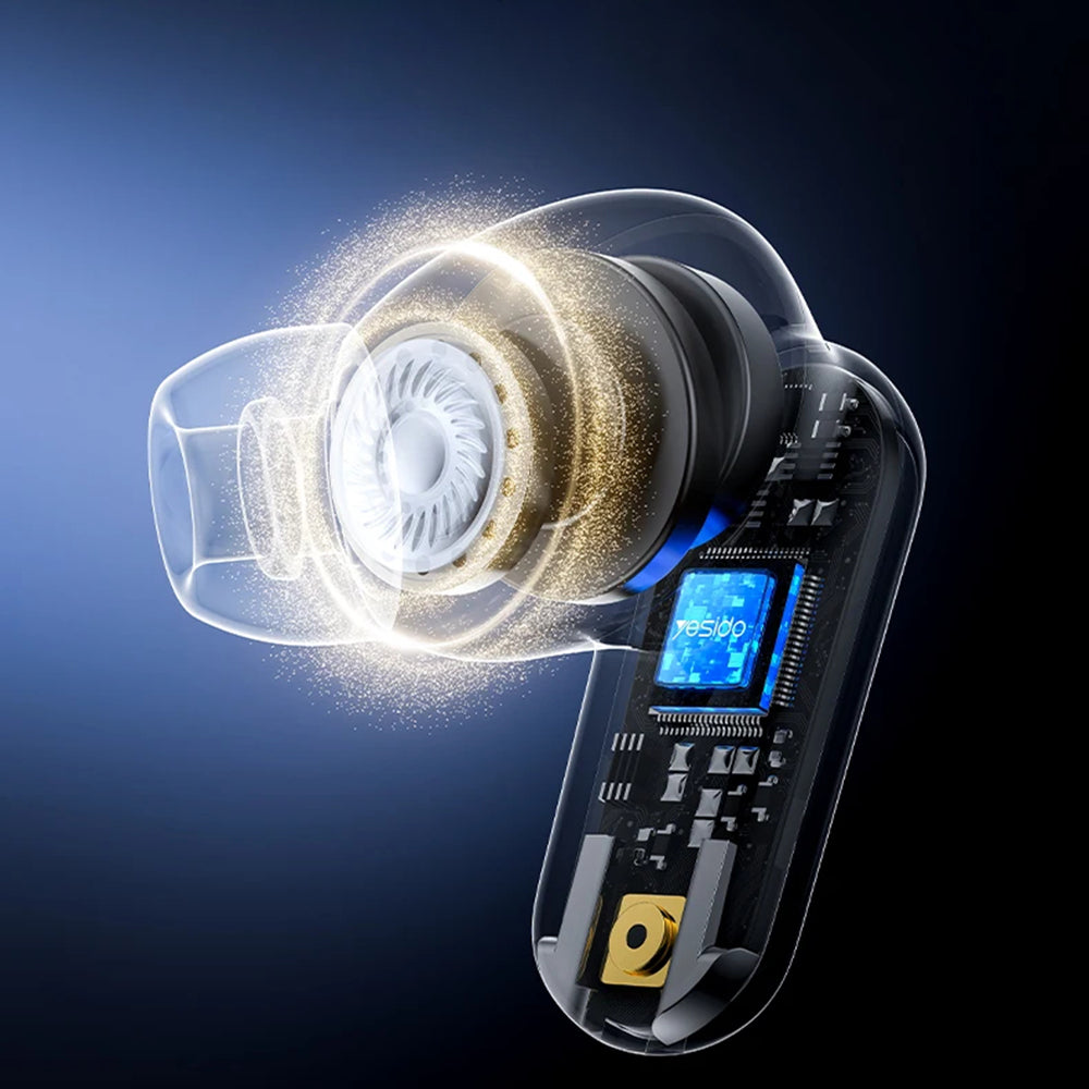 Handsfree Bluetooth Yesido TWS38, TWS, Negru