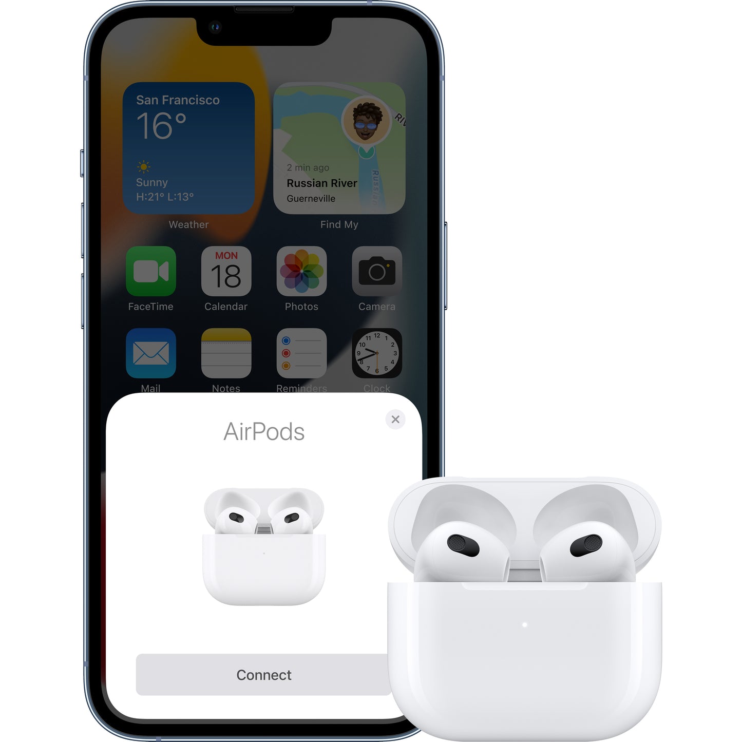 Handsfree Bluetooth Apple Airpods 3, Alb MME73ZM/A