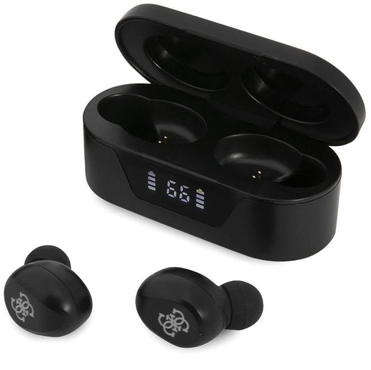 Handsfree Bluetooth Guess Classic Logo, TWS, Negru