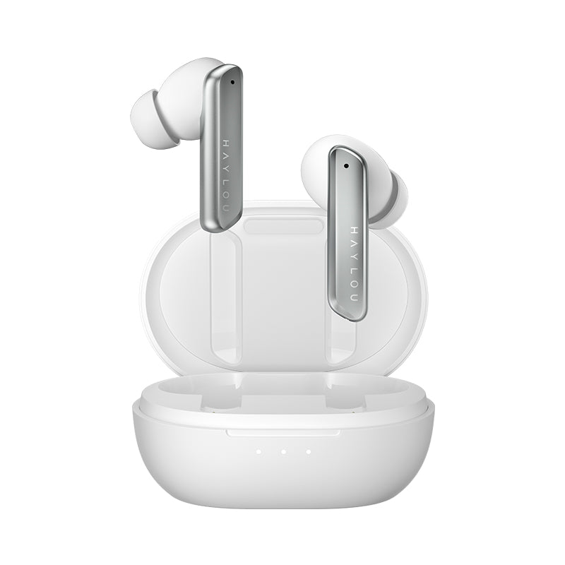 Handsfree Bluetooth Haylou W1, TWS, Argintiu