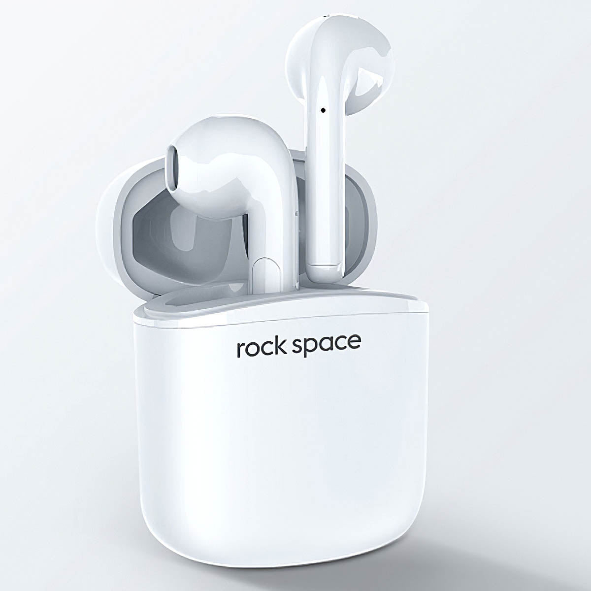 Handsfree Bluetooth Rock Space EB100, TWS, Alb