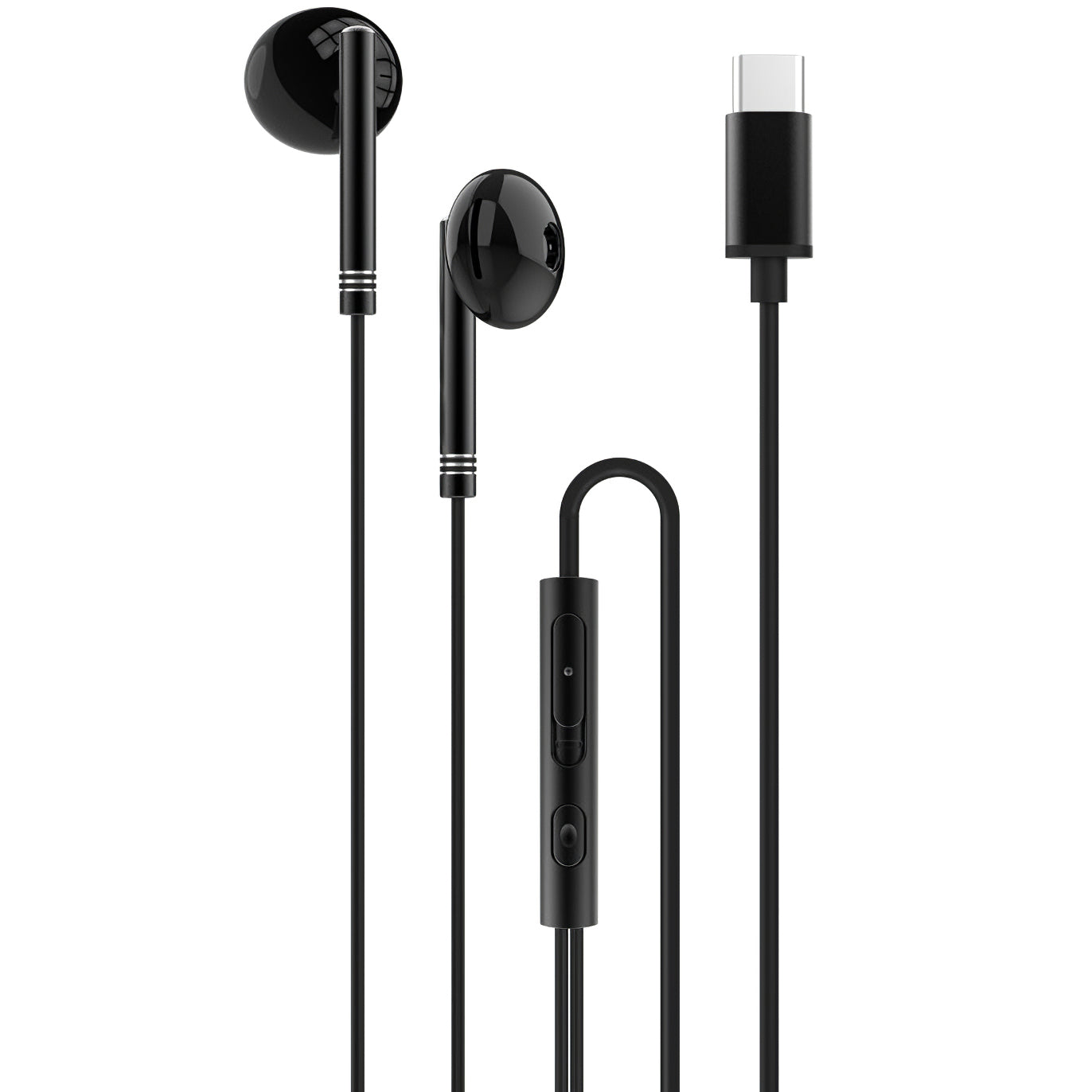 Handsfree USB-C XO Design EP29, Negru