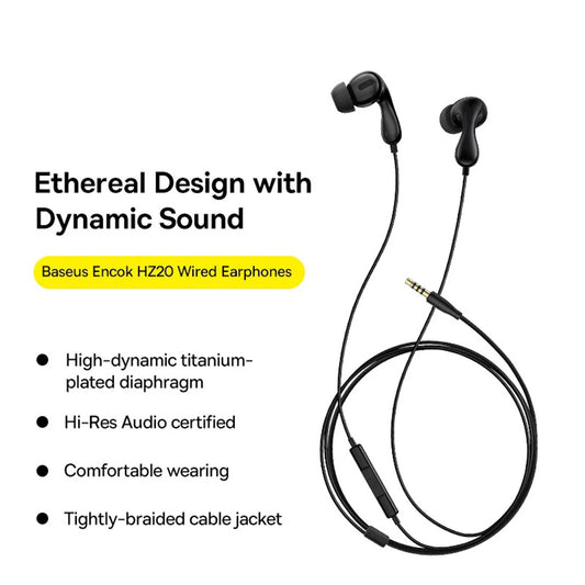 Handsfree USB-C Baseus Encok CZ20, Negru A00171400113-00