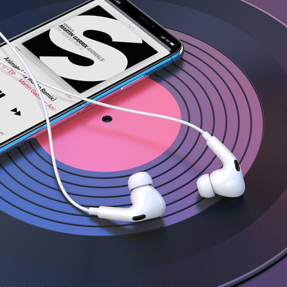 Handsfree USB-C Borofone BM100 Pro Fuente, Alb