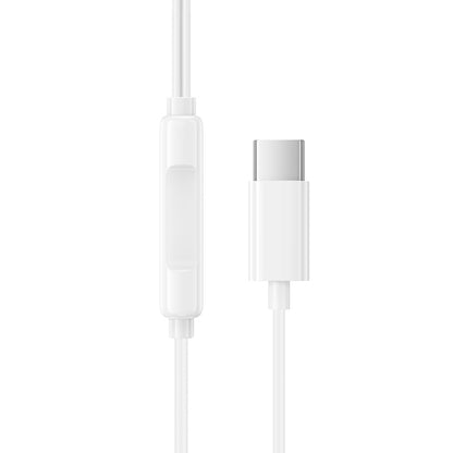 Handsfree USB-C Borofone BM100 Pro Fuente, Alb