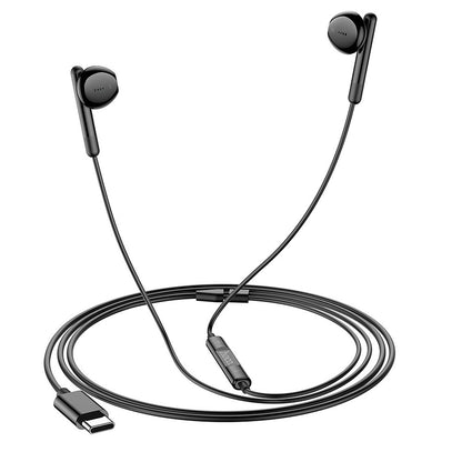 Handsfree USB-C HOCO M93, Negru