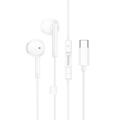 Handsfree USB-C HOCO M95, Alb