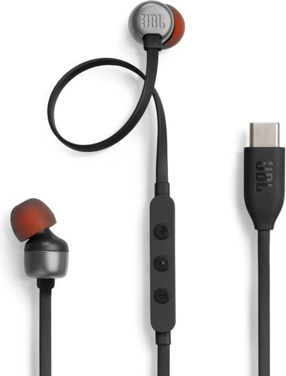 Handsfree USB-C JBL Tune 310C, Negru JBLT310CBLK