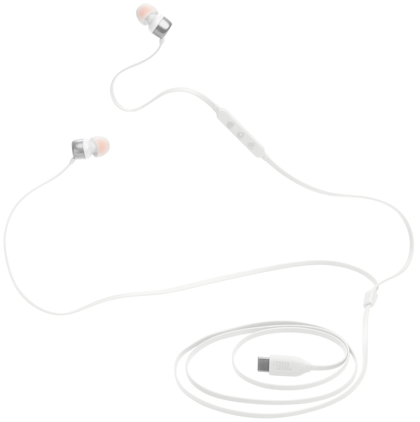 Handsfree USB-C JBL Tune 310C, Alb JBLT310CWHT
