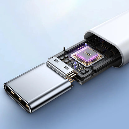 Handsfree USB-C Joyroom JR-EC05, Alb