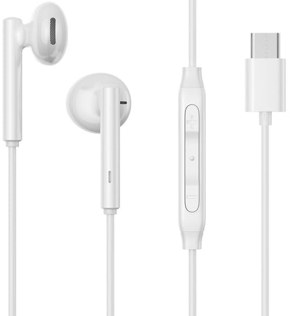 Handsfree USB-C Joyroom JR-EC05, Alb