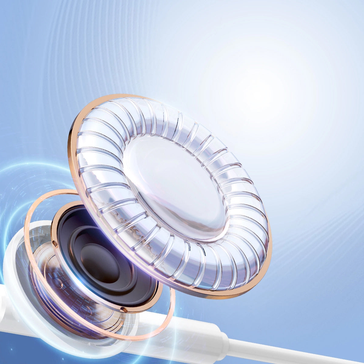 Handsfree USB-C Joyroom JR-EC05, Alb