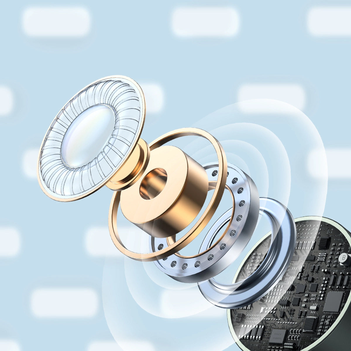 Handsfree USB-C Joyroom JR-EC06, Gri