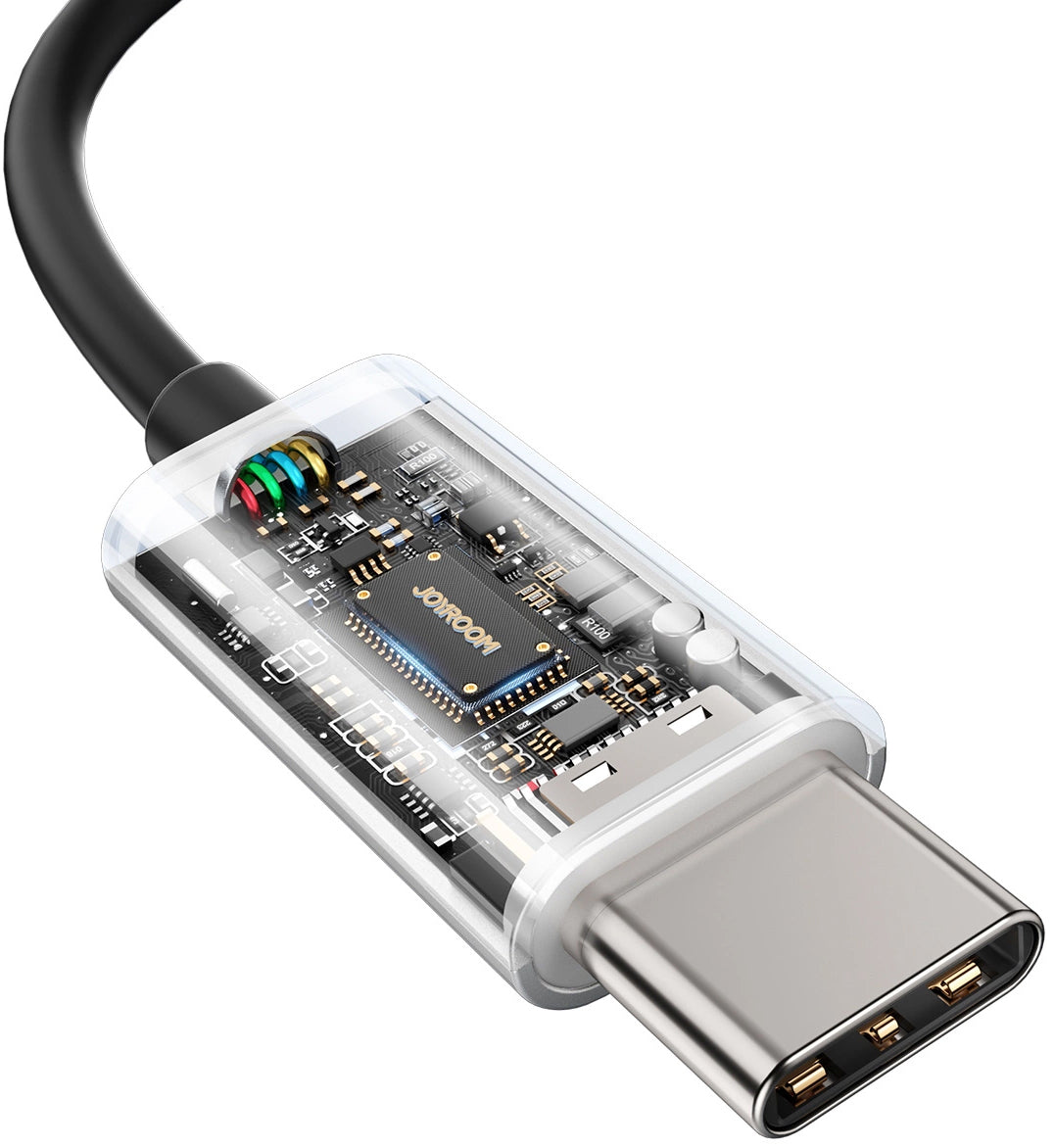 Handsfree USB-C Joyroom JR-EC07, Negru