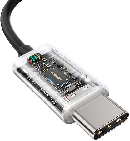 Handsfree USB-C Joyroom JR-EC07, Negru