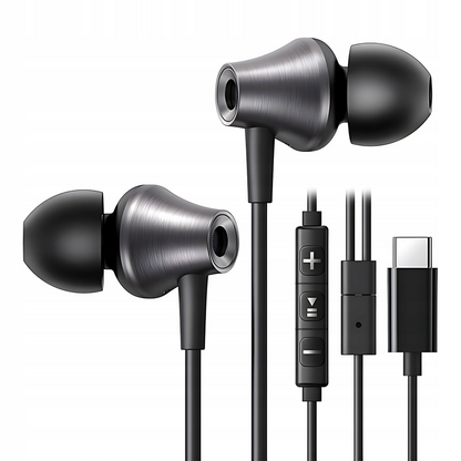 Handsfree USB-C UGREEN EP105, Negru