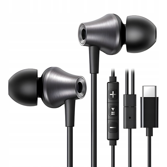 Handsfree USB-C UGREEN EP105, Negru