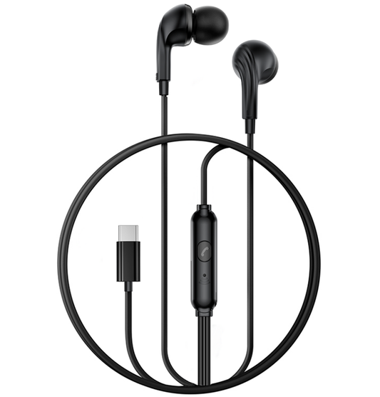 Handsfree USB-C XO Design EP82, Negru