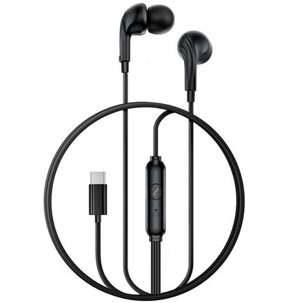 Handsfree USB-C XO Design EP82, Negru