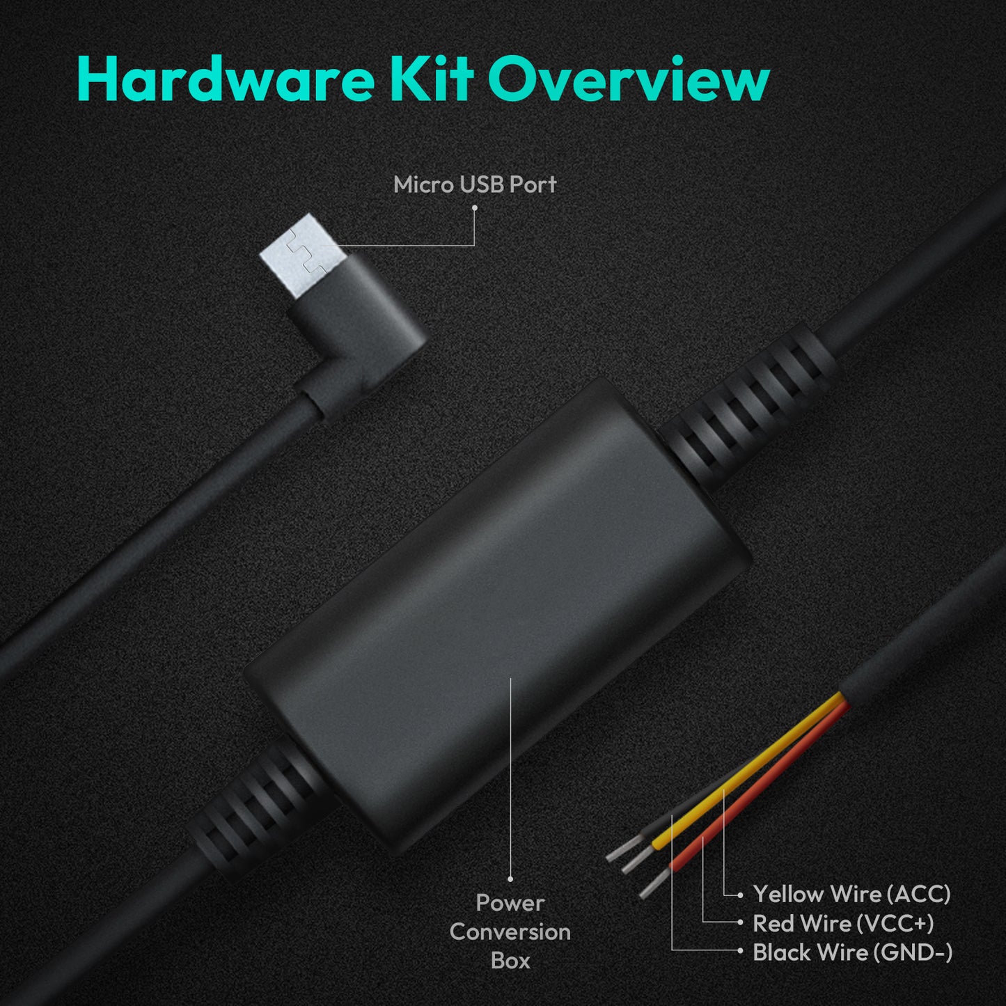 Hardwire Botslab pentru Camera HK30 Pro / G300H / G980H