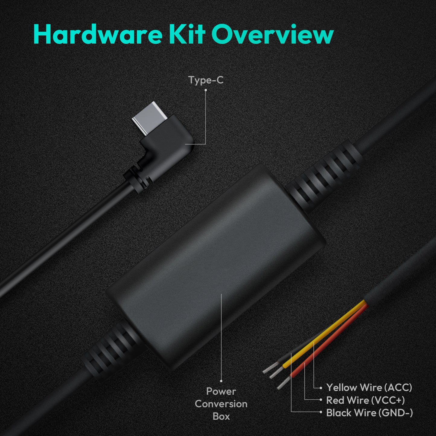 Hardwire Botslab pentru Camera G500H Pro / V9H / HK50