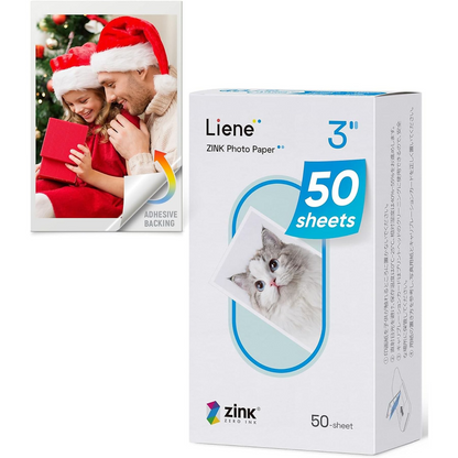 Hartie Foto Liene pentru Imprimanta Pearl 2x3, Set 50 bucati