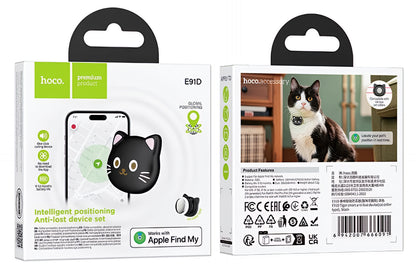 HOCO SmartTag E91D Cat pentru iOS Series, Negru