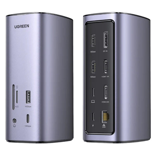 Hub Multifunctional UGREEN Pro CM555, 13in1, Gri