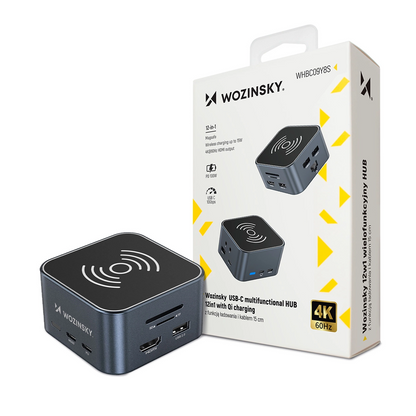 Hub Multifunctional WZK WHBC09Y8S, 12in1, Gri