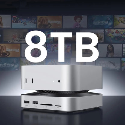 Hub Multifunctional GREEN CM841 (65487) pentru Apple Mac Mini M4, Negru