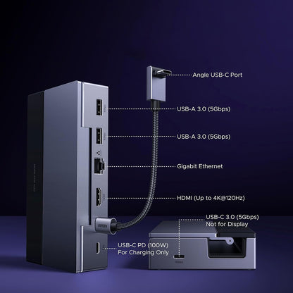 Hub Suport UGREEN 75126 pentru Consola Portabila, Gri
