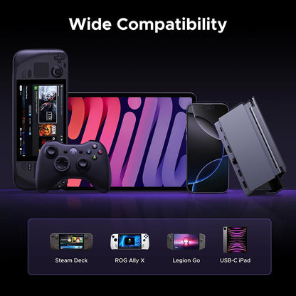 Hub Suport UGREEN 75126 pentru Consola Portabila, Gri