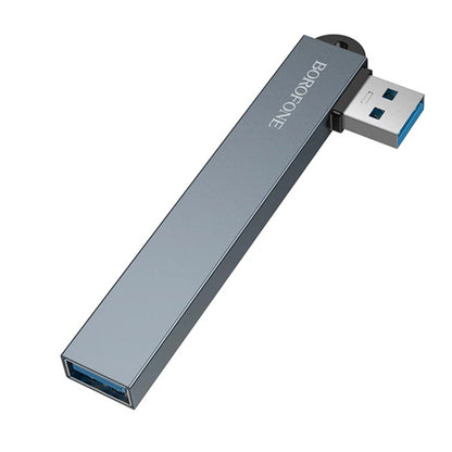 Hub USB Borofone FH1, 4in1, Gri