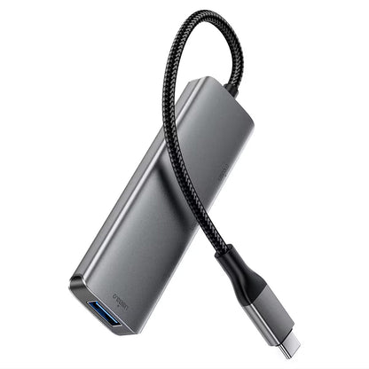 Hub USB-C Acefast J15, 4in1, Gri